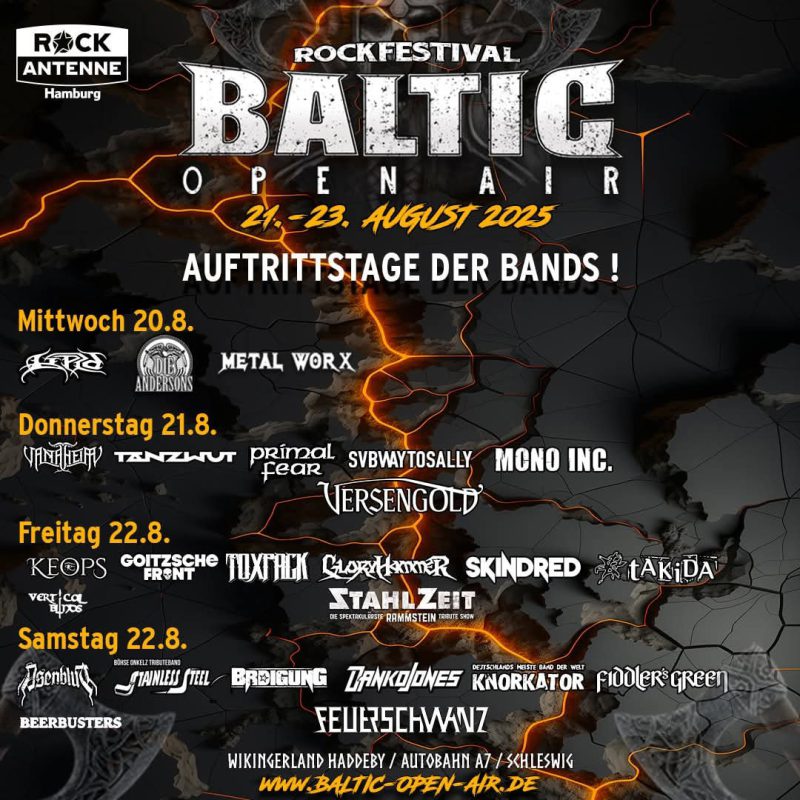 Vertical Blinds live auf der Buehne